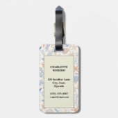 Rustikale Küste - Muscheln, Starfish, Riff (35) Gepäckanhänger (Rückseite vertikal)