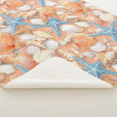 Rustikale Küste - Muscheln, Starfish, Riff (4) Sherpadecke (3/4)