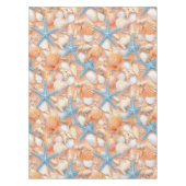 Rustikale Küste - Muscheln, Starfish, Riff (4) Tischdecke (Vorderseite)