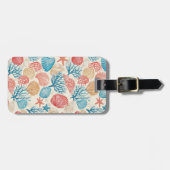 Rustikale Küste - Muscheln, Starfish, Riff (7) Gepäckanhänger (Vorderseite horizontal)