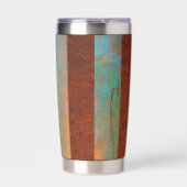 Rüstikale Küsten-Wasserflasche Thermobecher (Vorderseite)