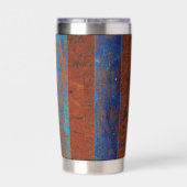 Rüstikale Küsten-Wasserflasche Thermobecher (Rückseite)