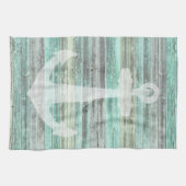 Rustikale Küstendekoration Geschirrtuch (Horizontal)