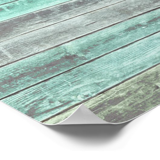 Rustikale Küstendekoration Kompass-Rose Poster (Ecke)