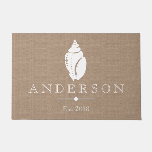 Rustikale Küstengewohnheit der Fußmatte (Vorderseite)