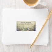 Rustikale Labels der Woodland Navy Adressaufkleber (Insitu)