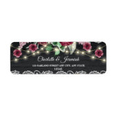 Rustikale Lace String Lights Hochzeitsstimmung Rüc (Vorne)