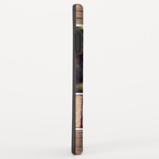 Rustikale Land-Art-Bilderrahmen-Foto-Collage Case-Mate iPhone Hülle (Hinten/Rechts)