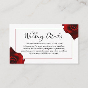 Rustikale Land-Rosen-noble Begleitkarte