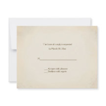 Rustikale Land-Western-Hochzeits-Antwort-Karten