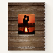 Rustikale Länderfolge von Lichtern Gästebuch | Notizblock (Rückseite)