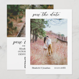 Rustikale Länderkarte Save the Date