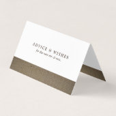 Rustikale Länderratenkarten Visitenkarten (Vorderseite)