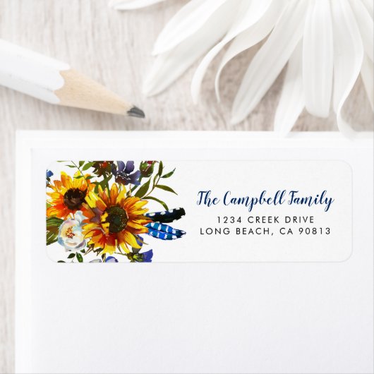 Rustikale Landesflotte Sonnenblumen Boho (Insitu)