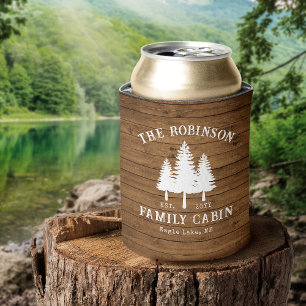 Rustikale Landfamilienhäuser Baumkronen Holzpflast Dosenkühler