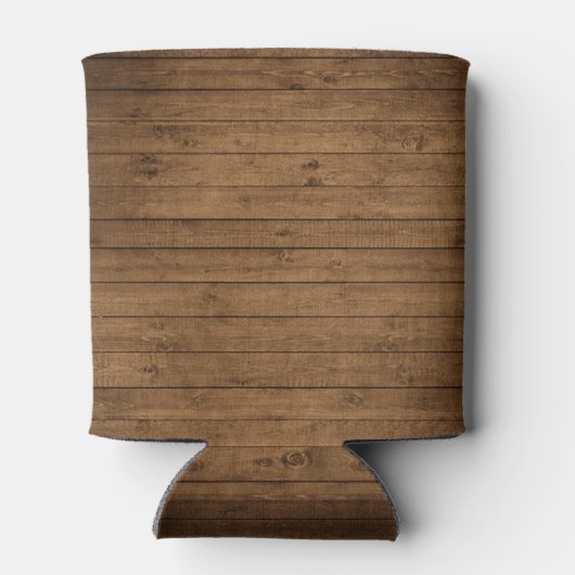 Rustikale Landfamilienhäuser Baumkronen Holzpflast Dosenkühler (Rückseite)