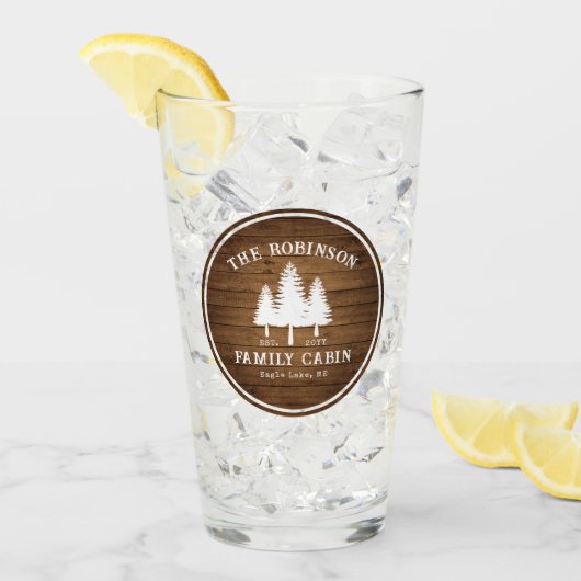 Rustikale Landfamilienhäuser Baumkronen Holzpflast Glas (Vorderseite Ice)