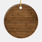 Rustikale Landfamilienhäuser Baumkronen Holzpflast Keramik Ornament (Hinten)