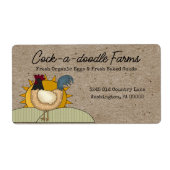 Rustikale Landfarm Umlaufbahn Hühnerei (Vorne)