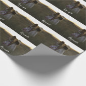Rustikale Landfreunde Geschenkpapier (Ecke)