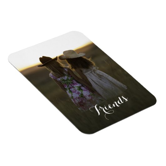 Rustikale Landfreunde Magnet (Rechte Seite)