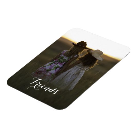 Rustikale Landfreunde Magnet (Linke Seite)