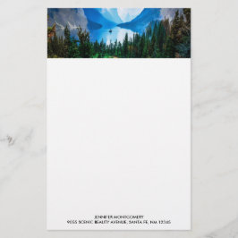 Rustikale Landgebirge Naturfotografie Briefpapier