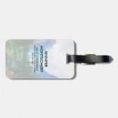 Rustikale Landgebirge Naturfotografie Gepäckanhänger (Rückseite horizontal)