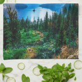 Rustikale Landgebirge Naturfotografie Geschirrtuch (Gefaltet)