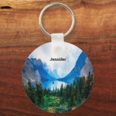Rustikale Landgebirge Naturfotografie Schlüsselanhänger (Vorderseite)