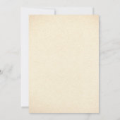 Rustikale Landhausdusche Einladungen (Rückseite)