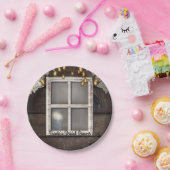 Rustikale Landhausstall-Lichter an der Hochzeit Pappteller (Party)