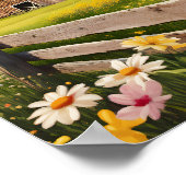 Rustikale Landhausszene 2 Poster (Ecke)