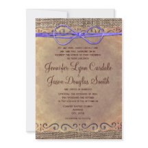 Rustikale Landhochzeit Vintage-Hochzeitseinladunge