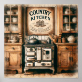 Rustikale Landküche 2 Poster (Vorne)