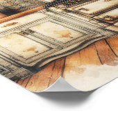 Rustikale Landküche 3 Poster (Ecke)