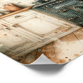 Rustikale Landküche 4 Poster (Ecke)