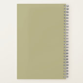 Rustikale Landküche mit Name Rezept Buch (Rückseite)