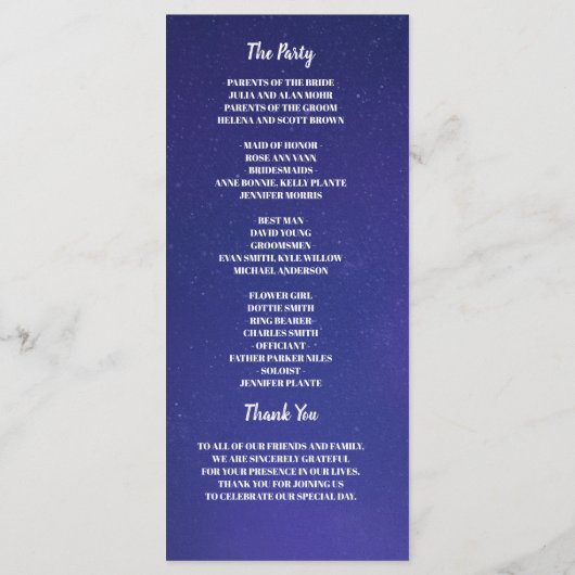 Rustikale Landleuchten Masson Glars Hochzeitsprogr Programm (Rückseite)