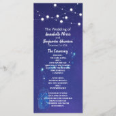 Rustikale Landleuchten Masson Glars Hochzeitsprogr Programm (Vorderseite)