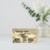 rustikale ländliche Sepiatöne Visitenkarte (Stehend Vorderseite)