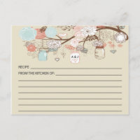 Rustikale Landmason Jar Rezeption Karte