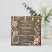 Rustikale Landschaft Einladung (Stehend Vorderseite)