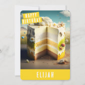 Rustikale Landschaft Geburtskarte Feiertagskarte (Vorderseite)