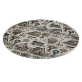 Rustikale Landschaft Schneidebrett (Ecke)