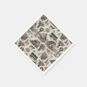 Rustikale Landschaft Serviette (Ecke)