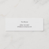 Rustikale Landschaft Vintage Waldlandschaft Mini Visitenkarte (Rückseite)