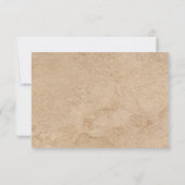 Rustikale Landschaftliche Gebirgskette Hochzeiten Einladung (Rückseite)