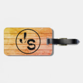 Rustikale Landskizze für Wildtiere und Freie Pferd Gepäckanhänger (Rückseite horizontal)