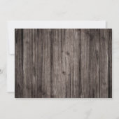 Rustikale Landspitze | Foto-Graduierungspartei Einladung (Rückseite)